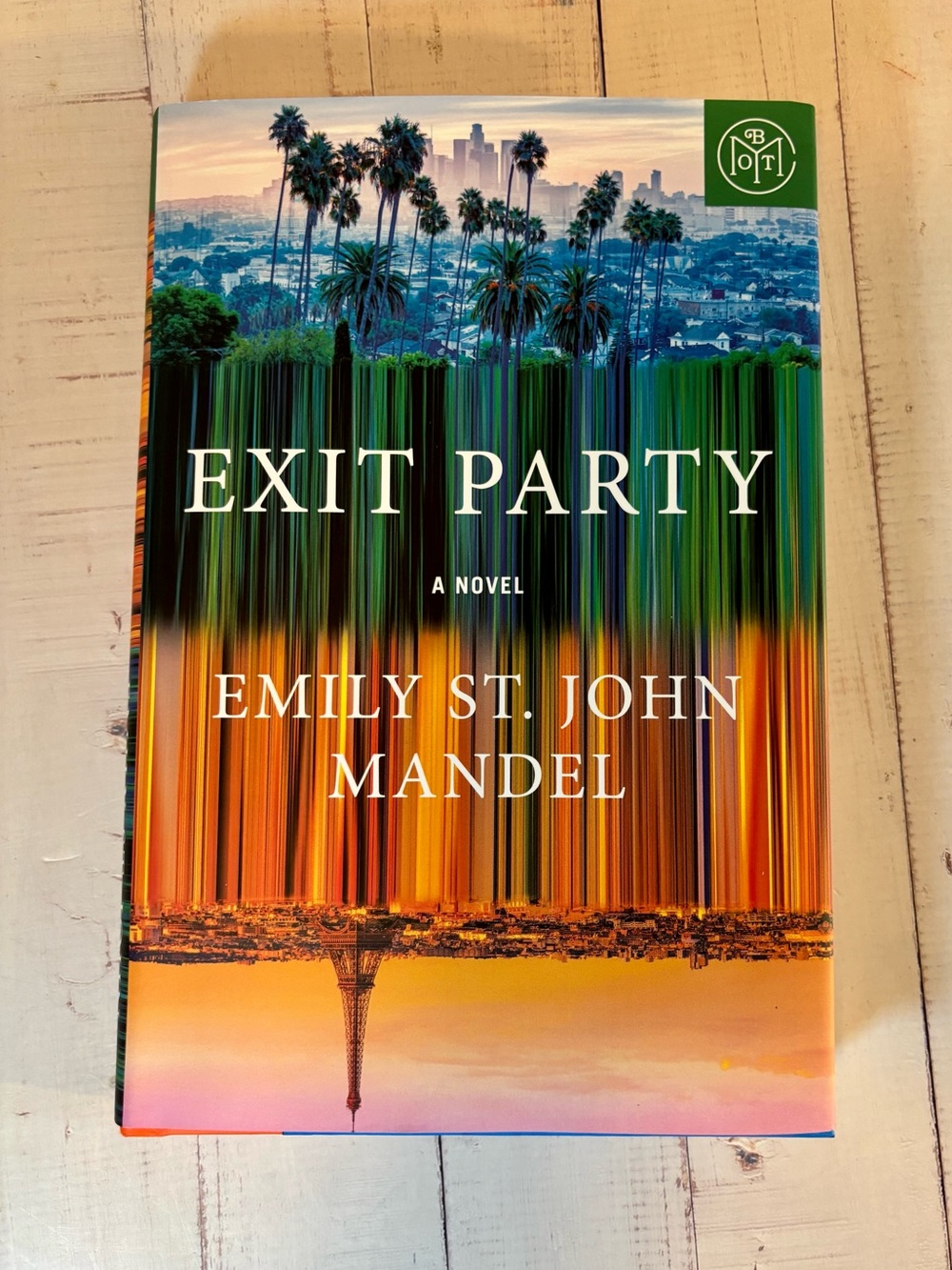 Exit Party By Emily St John Mandel Hardcover Book Club BOTM Dystopian Fiction